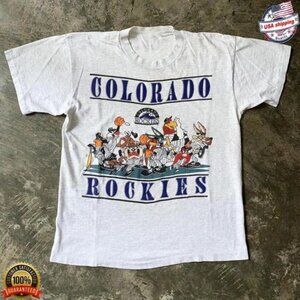 Camiseta de los Rockies de Colorado MLB L00ney Tunes